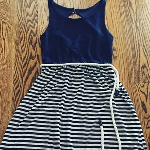 Delia's Navy/White Sailor Dress