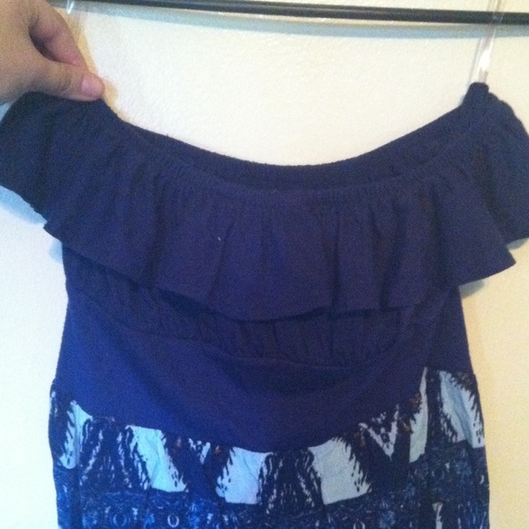 Derek Heart Strapless Sundress - Picture 2 of 4