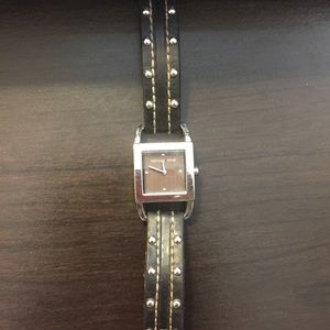 Michael Kors Watch with Brown Leather Band
