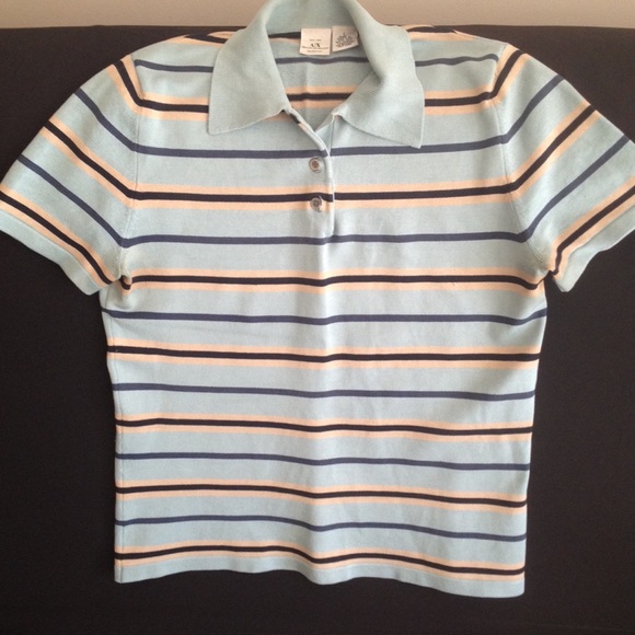 A/X Armani Exchange Short Sleeve Knit Top - Picture 2 of 3