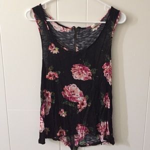 Flowered tank top