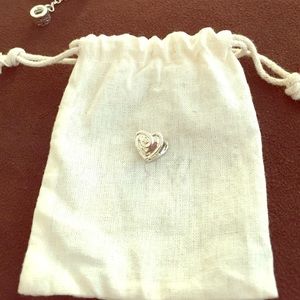 Heart Shaped Pandora Charm