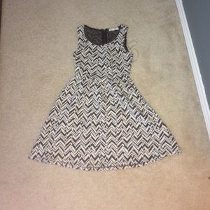 Black and white dress