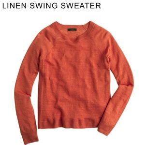 J. Crew Linen Swing Sweater