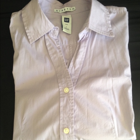 GAP Stretch Button Down Top