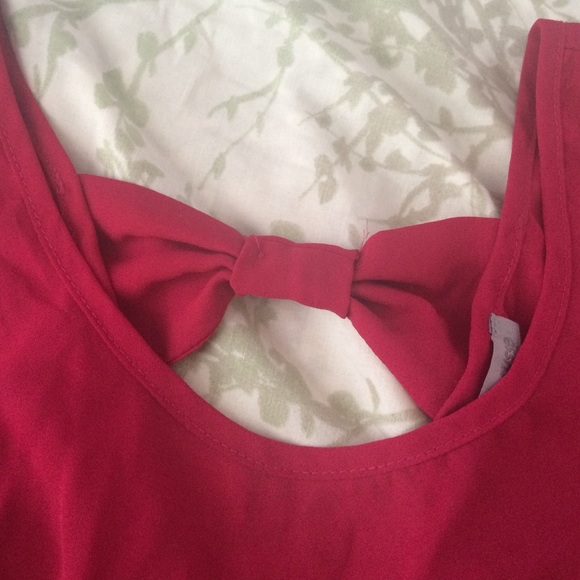 Red Crop Top - Picture 2 of 3