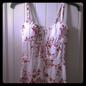 Spaghetti strap floral sundress