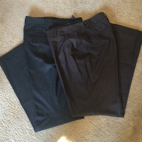 2 pairs of slacks  both petite size 6