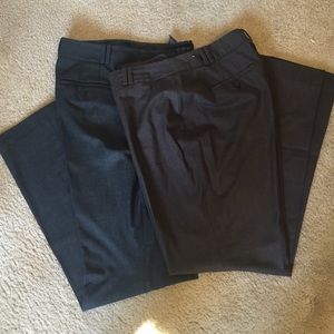 2 pairs of slacks  both petite size 6