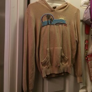 Tan Roxy hoodie