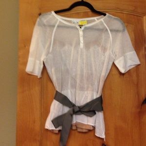 Anthropologie beguile by Byron Lars lace bow top 2