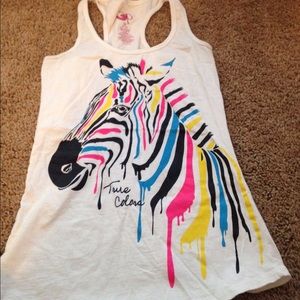 Zebra tank top