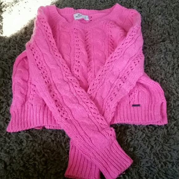 Neon pink sweater