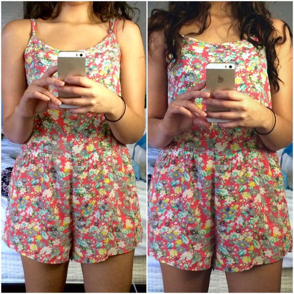 Lucca Couture Floral Girly Romper