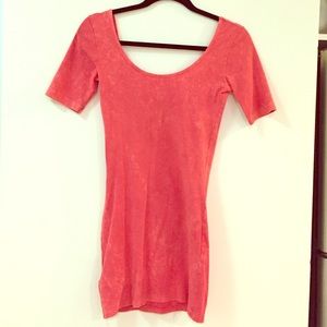 FLASH SALE- TOPSHOP U back Red Mini Dress