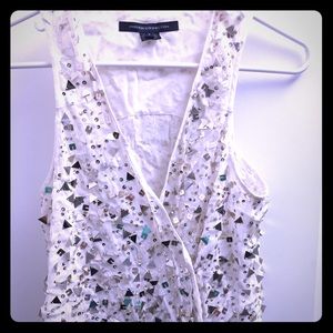 French Connection Sequin Top