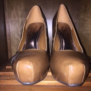 Patent Leather Platform Pumps