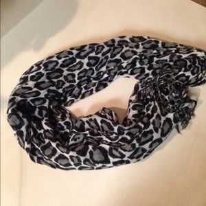 Cheetah print scarf