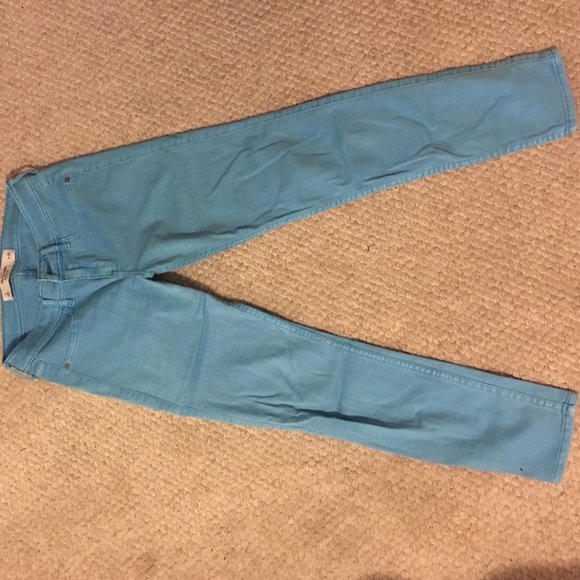 Abercrombie sky blue skinny jeans