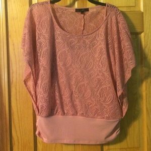 Blush bohemian blouse