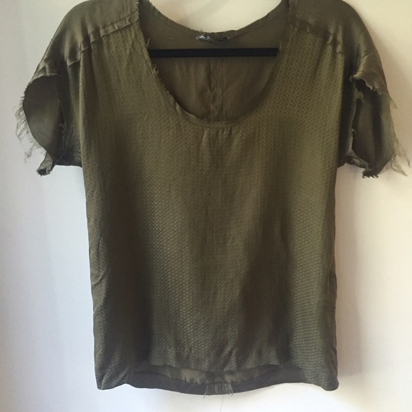 McQ by McQueen distressed top