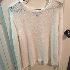 White Oversized Sweater