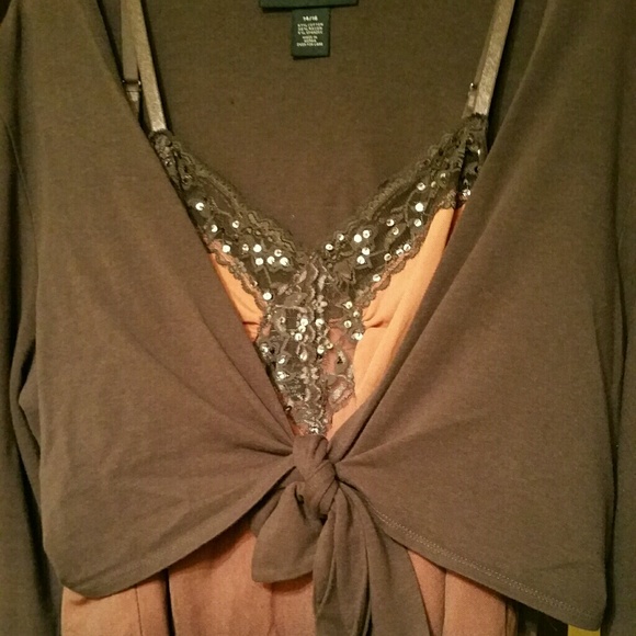 2pc Sequined Tank and Cover - Picture 1 of 4
