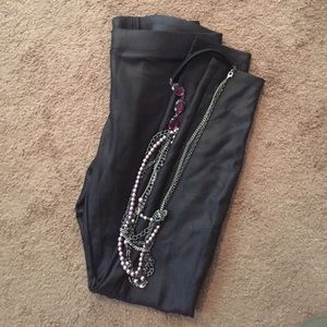 Faux leather leggings