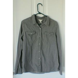 FINAL REDUCTION Jones New York Grey Button Up