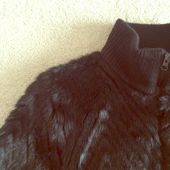 Express faux fur bomber