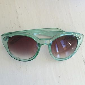 Cute blue sunglasses