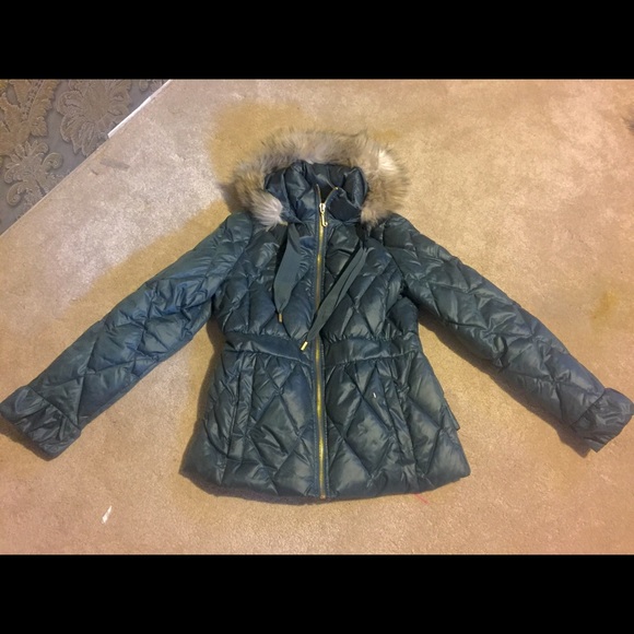 Juicy Couture Ruffle Puffer Jacket