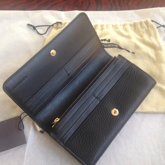New Burberry Wallet Hanney Black with Tags - Picture 3 of 4
