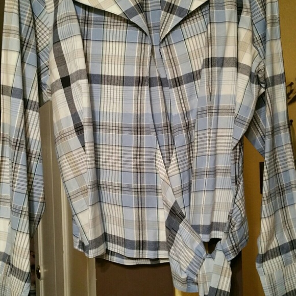 Wrap Around Dress Shirt