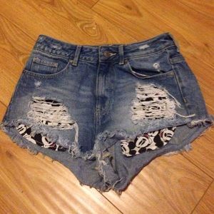 Mickey Mouse High Waisted Jeans.
