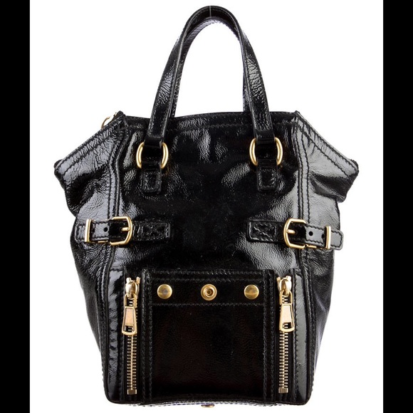 SOLD✨YVES SAINT LAURENT✨ Downton Mini Tote, Black. - Picture 4 of 4