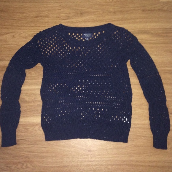 Knitted American eagle sweater