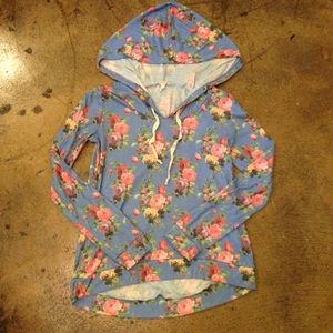 Lightweight Floral Pullover