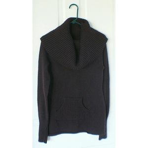 Gap Dark Purple / Plum Cowl Neck Sweater