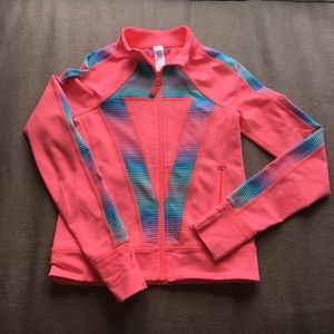 Ivivva zip up jacket. Coral color