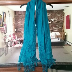 Pashmina turquoise/teal scarf/shawl