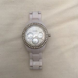 STELLA MULTIFUNCTION WHITE RESIN WATCH