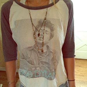 Bob Dylan baseball tee