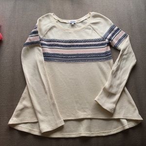 Splendid Cream thermal swing top.