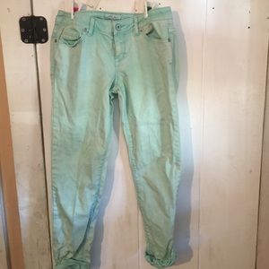 Aeropostale Aqua jeans size 3/4 short skinny