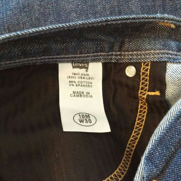 New - Levis - Dark wash jeans - Sz 10R - Picture 2 of 3