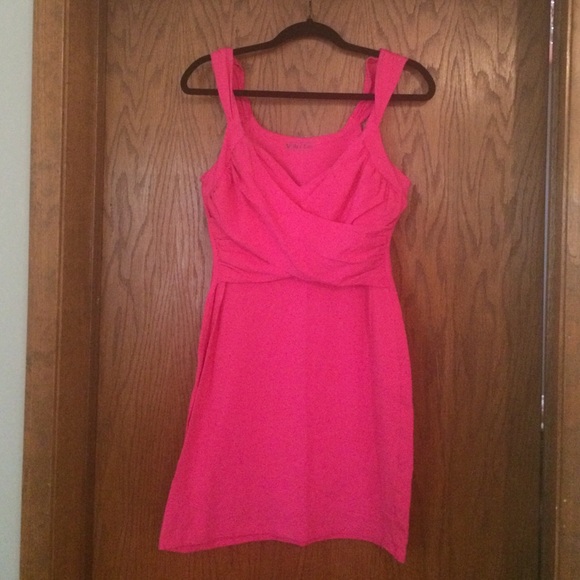 Pink dress from Victoria's Secret.