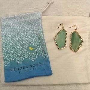 Kendra Scott Green Earrings
