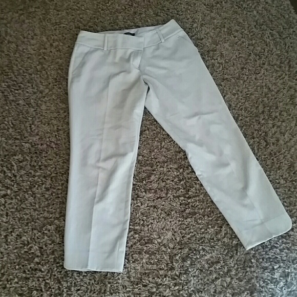 Khaki ankle dress pants