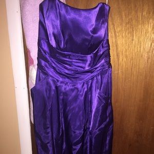 Purple bridesmaid dress